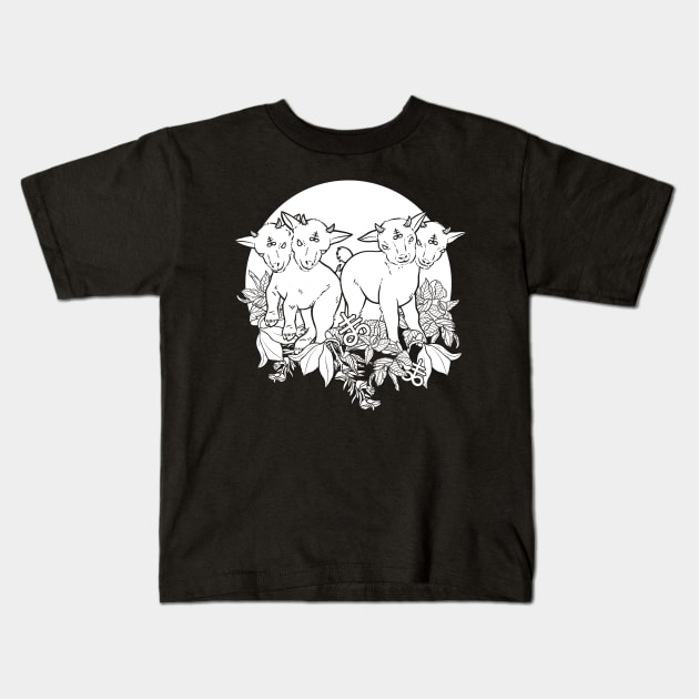 Sulfuric Duality Kids T-Shirt by Spazzy Newton